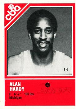 1982-83 TCMA CBA #14 Alan Hardy Front