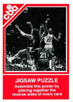 1982-83 TCMA CBA #18 Jigsaw Puzzle Front