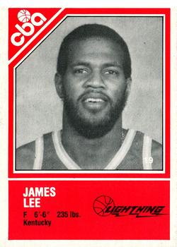 1982-83 TCMA CBA #19 James Lee Front