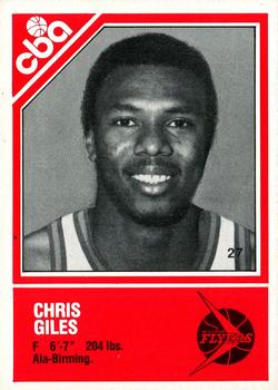1982-83 TCMA CBA #27 Chris Giles Front