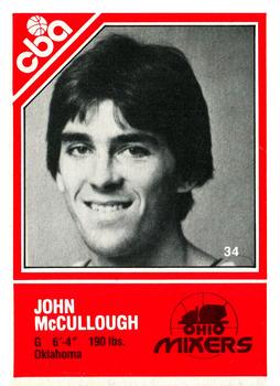 1982-83 TCMA CBA #34 John McCullough Front