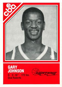 1982-83 TCMA CBA #39 Gary Johnson Front