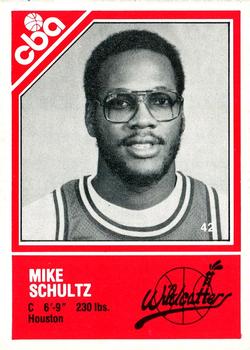 1982-83 TCMA CBA #42 Mike Schultz Front