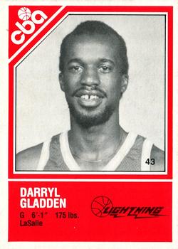 1982-83 TCMA CBA #43 Darryl Gladden Front