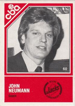 1982-83 TCMA CBA #60 Johnny Neumann Front