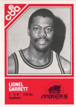 1982-83 TCMA CBA #89 Lionel Garrett Front
