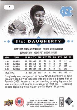 2014-15 SP Authentic #7 Brad Daugherty Back