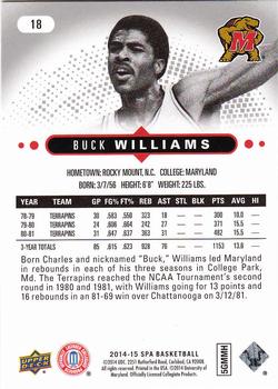 2014-15 SP Authentic #18 Buck Williams Back