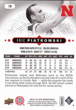 2014-15 SP Authentic #19 Eric Piatkowski Back