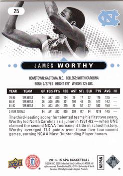 2014-15 SP Authentic #25 James Worthy Back