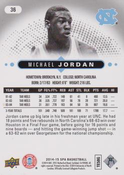 2014-15 SP Authentic #36 Michael Jordan Back