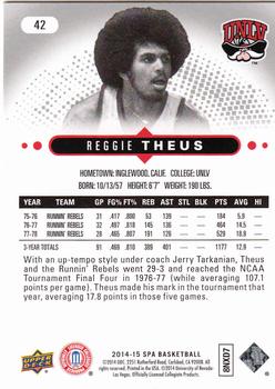 2014-15 SP Authentic #42 Reggie Theus Back