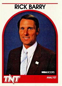 1989-90 Hoops - Announcers #NNO Rick Barry Front