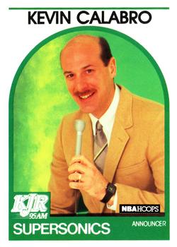 1989-90 Hoops - Announcers #NNO Kevin Calabro Front