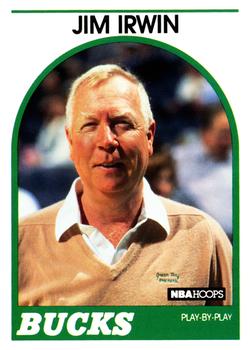 1989-90 Hoops - Announcers #NNO Jim Irwin Front