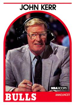 1989-90 Hoops - Announcers #NNO John Kerr Front