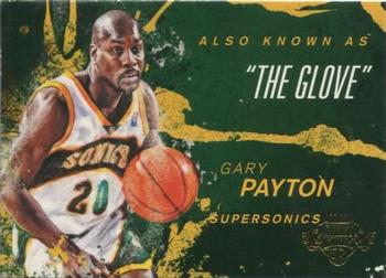 2014-15 Panini Court Kings - Also Known As #19 Gary Payton Front