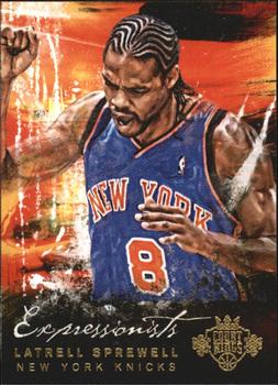2014-15 Panini Court Kings - Expressionists #2 Latrell Sprewell Front
