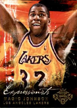2014-15 Panini Court Kings - Expressionists #6 Magic Johnson Front