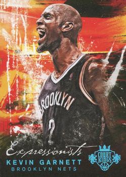 2014-15 Panini Court Kings - Expressionists Sapphire #3 Kevin Garnett Front