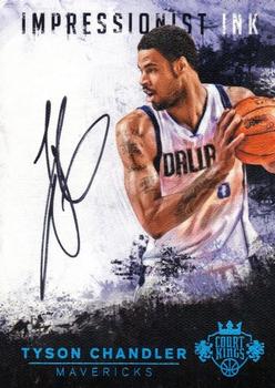 2014-15 Panini Court Kings - Impressionist Ink Autographs Sapphire #II-TC Tyson Chandler Front