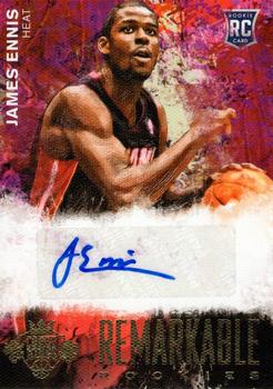2014-15 Panini Court Kings - Remarkable Rookies Signatures #38 James Ennis Front