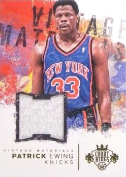 2014-15 Panini Court Kings - Vintage Materials #12 Patrick Ewing Front