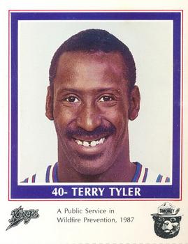 1986-87 Sacramento Kings Smokey #NNO Terry Tyler Front