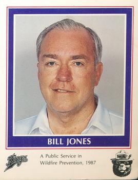 1986-87 Sacramento Kings Smokey #NNO Bill Jones Front