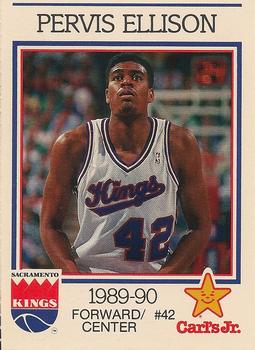 1989-90 Carl's Jr. Sacramento Kings #NNO Pervis Ellison Front