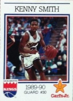 1989-90 Carl's Jr. Sacramento Kings #NNO Kenny Smith Front