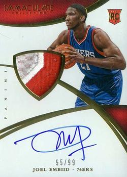 2014-15 Panini Immaculate Collection #104 Joel Embiid Front