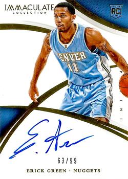 2014-15 Panini Immaculate Collection #145 Erick Green Front
