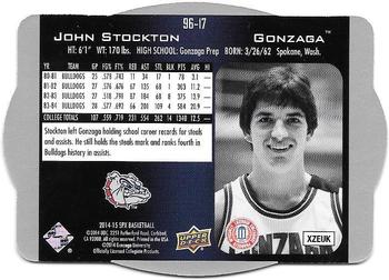 2014-15 SPx - 1996 SPx Hologram #96-17 John Stockton Back
