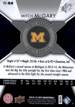 2014-15 SPx - Finite Rookies #FI-MM Mitch McGary Back