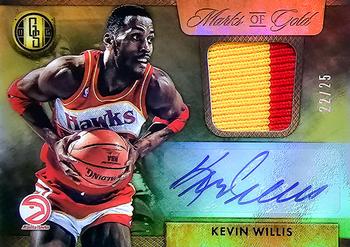 2014-15 Panini Gold Standard - Marks of Gold Jersey Autographs Prime #20 Kevin Willis Front