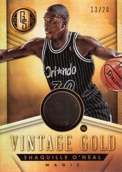 2014-15 Panini Gold Standard - Vintage Gold #3 Shaquille O'Neal Front