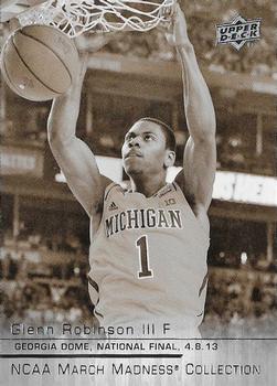 2014-15 Upper Deck NCAA March Madness - Sepia #GN-1 Glenn Robinson III Front