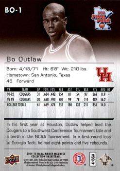 2014-15 Upper Deck NCAA March Madness - Sepia #BO-1 Bo Outlaw Back