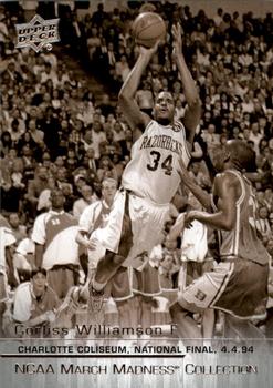 2014-15 Upper Deck NCAA March Madness - Sepia #CW-1 Corliss Williamson Front