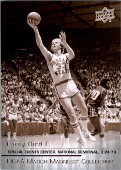 2014-15 Upper Deck NCAA March Madness - Sepia #LB-2 Larry Bird Front