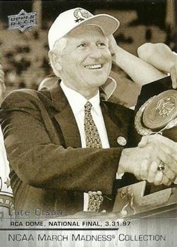2014-15 Upper Deck NCAA March Madness - Sepia #LO-1 Lute Olson Front