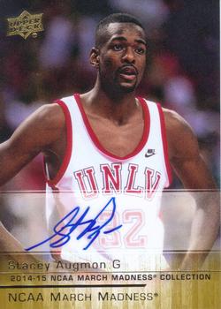 2014-15 Upper Deck NCAA March Madness - Autograph Exclusives #ST-A Stacey Augmon Front