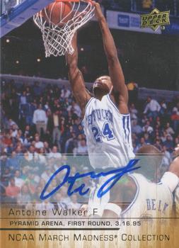 2014-15 Upper Deck NCAA March Madness - Gold Foil Autographs #AW-2 Antoine Walker Front