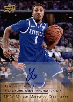 2014-15 Upper Deck NCAA March Madness - Gold Foil Autographs #JY-1 James Young Front