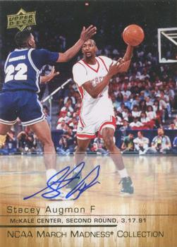2014-15 Upper Deck NCAA March Madness - Gold Foil Autographs #ST-2 Stacey Augmon Front