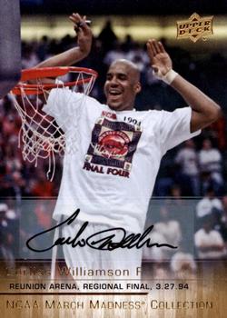 2014-15 Upper Deck NCAA March Madness - Gold Foil Autographs #CW-2 Corliss Williamson Front