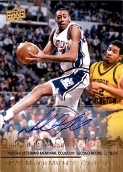 2014-15 Upper Deck NCAA March Madness - Gold Foil Autographs #MA-1 Donyell Marshall Front