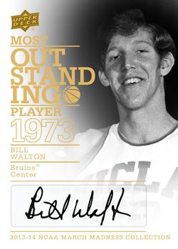 2014-15 Upper Deck NCAA March Madness - Most Outstanding Player Autographs #MOP-4 Bill Walton Front