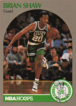 1991 Hoops 100 Superstars #9 Brian Shaw Front